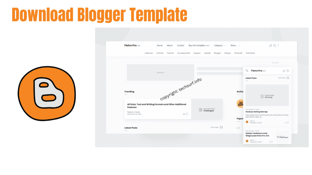 Fletro Pro V6.1 Blogger Theme Download